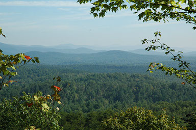 Beautiful view of the mountain community of Big Canoe in North Georgia, danbuilds4u.com